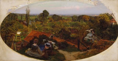 Una tarde de otoño inglés de Ford Madox Brown