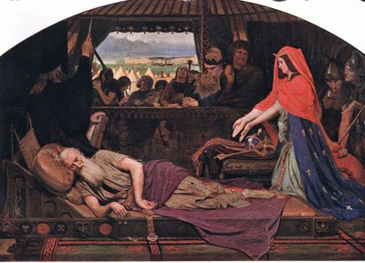 Cordelia y el Rey Lear de Ford Madox Brown