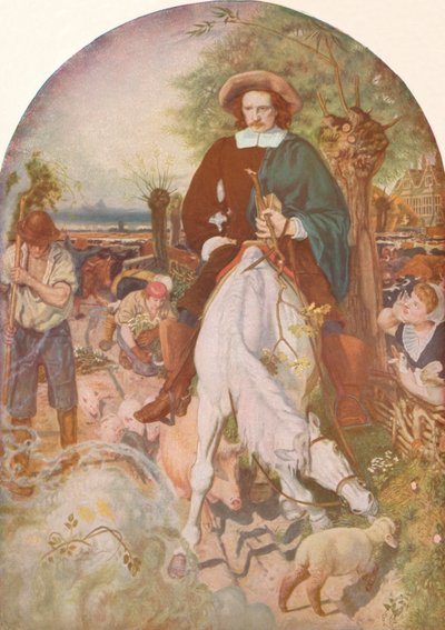 Cromwell en su granja, 1874, 1918 de Ford Madox Brown