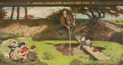 Dalton Recogida de gas del incendio de Marsh de Ford Madox Brown