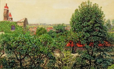 Hampstead - Un boceto de la naturaleza de Ford Madox Brown