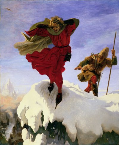 Manfred en la Jungfrau de Ford Madox Brown