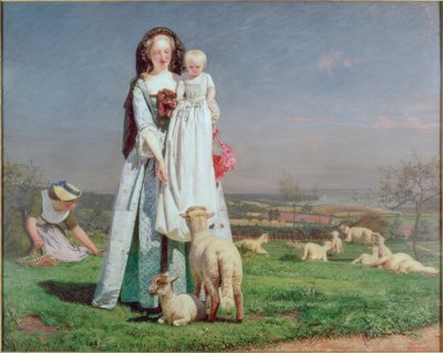 Bonitos corderitos de Ford Madox Brown