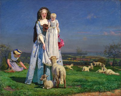 Bonitos corderitos de Ford Madox Brown