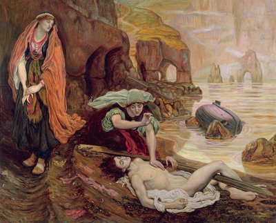 El hallazgo de Don Juan por Haidee, 1878 de Ford Madox Brown