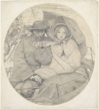 Los últimos de Inglaterra - Dibujos animados de Ford Madox Brown