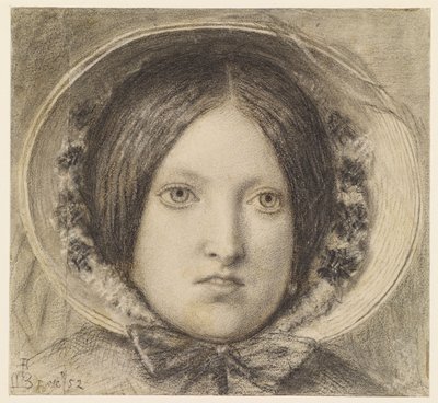 Los últimos de Inglaterra - Retrato de Emma Hill de Ford Madox Brown