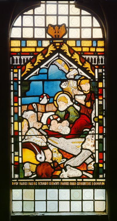 La Natividad, 1861 de Ford Madox Brown