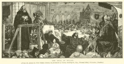 El juicio de Wyclif de Ford Madox Brown