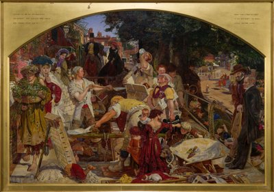 Trabajo, 1863 de Ford Madox Brown