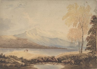 Paisaje de los lagos, principios del siglo XIX de Formerly attributed to Copley Fielding.