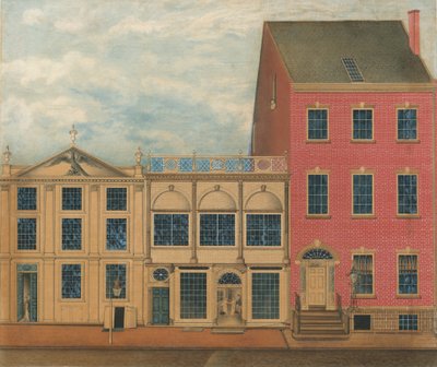 La tienda y almacén de Duncan Phyfe, 168-172 Fulton Street, Nueva York, ca. 1816 de Formerly attributed to John Rubens Smith