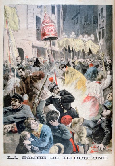Una bomba en Barcelona, 1896 de Fortuné Méaulle