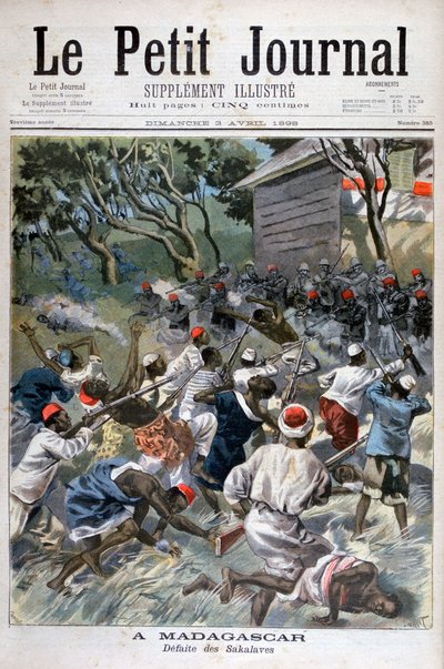 Derrota de los Sakalava, Madagascar, 1898 de Fortuné Méaulle