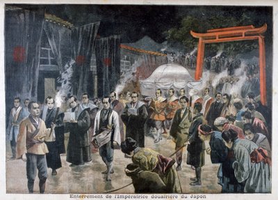 Funeral de la Emperatriz Viuda de Japón, 1897 de Fortuné Méaulle