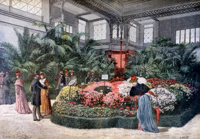Exposición de horticultura, Cours La Reine, París, 1892 de Fortuné Méaulle