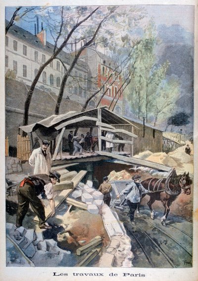 Trabajo en París, 1899 de Fortuné Méaulle