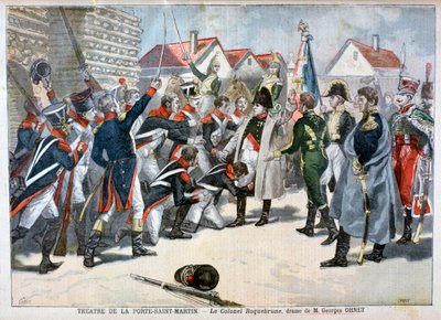 Le Colonel Roquebrune, un drama de Georges Ohnet, 1897 de Fortuné Méaulle