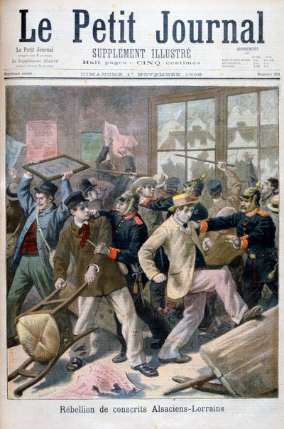 Rebelión de los conscriptos de Alsacia-Lorena, 1896 de Fortuné Méaulle