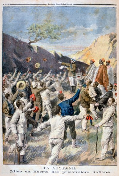 Liberación de los prisioneros italianos, Abisinia de Fortuné Méaulle