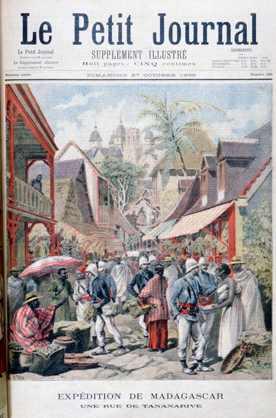 Tananarive Antananarivo, capital de Madagascar, 1895 de Fortuné Méaulle
