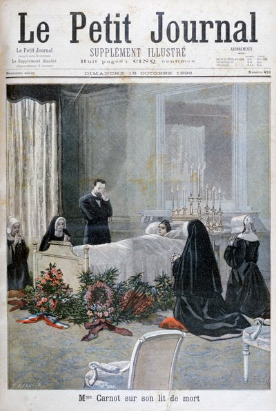 La muerte del hijo de Marie François Sadi Carnot, 1898 de Fortuné Méaulle