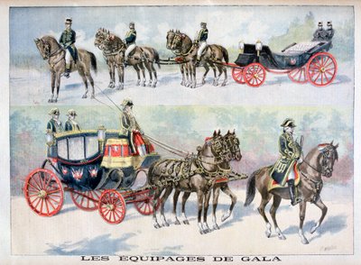 Tipos de carruajes de gala, 1896 de Fortuné Méaulle