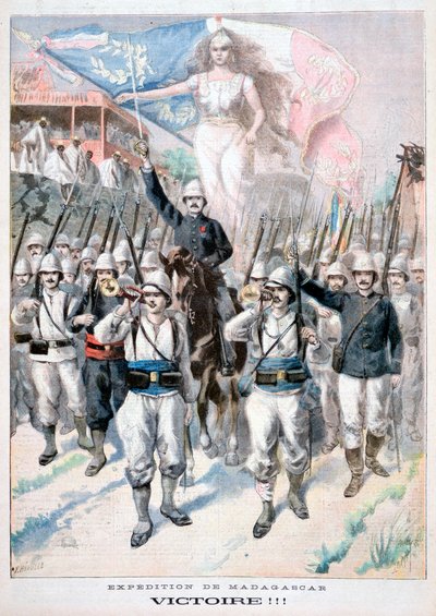 ¡Victoria!, intervención francesa en Madagascar, 1895 de Fortuné Méaulle