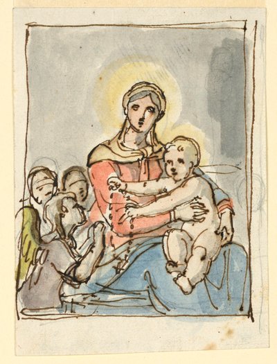 Niño Jesús con rosario de Fortunato Duranti