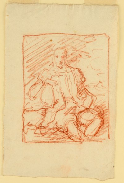 Retrato de un Hombre Sentado de Fortunato Duranti