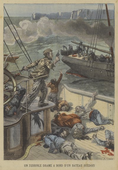 Un terrible crimen a bordo de un barco sueco de Fortune Louis Meaulle
