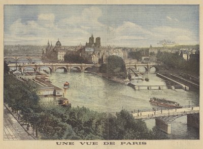 Una vista de París de Fortune Louis Meaulle