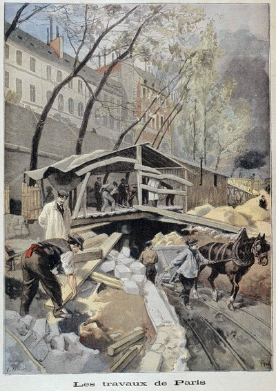 Obra en París - en "Le petit journal" del 14/05/1899 de Fortune Louis Meaulle