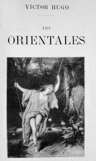 Portada del libro "Les orientales" de Victor Hugo de Fortune Louis Meaulle