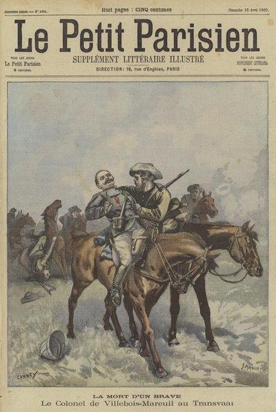 Muerte del Coronel Villebois-Mareuil en Transvaal de Fortune Louis Meaulle