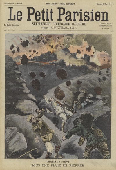 Erupción del Monte Vesubio de Fortune Louis Meaulle