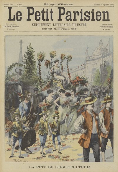 Festival hortícola en París de Fortune Louis Meaulle