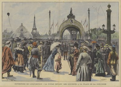 Apertura de la Exposición Universal de 1900 en París de Fortune Louis Meaulle