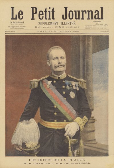 Visitantes reales a Francia: Carlos I, Rey de Portugal de Fortune Louis Meaulle