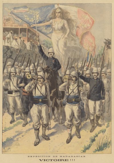 La expedición francesa a Madagascar. ¡Victoria! de Fortune Louis Meaulle