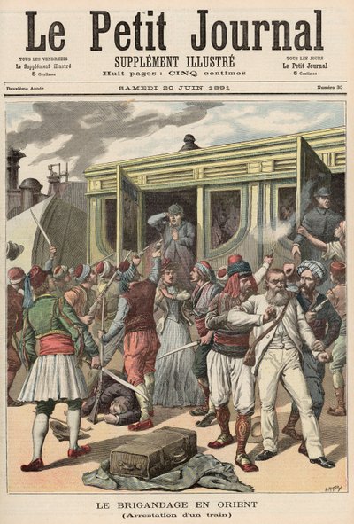 Bandidos en el Oriente: Arrestos en un tren, de 