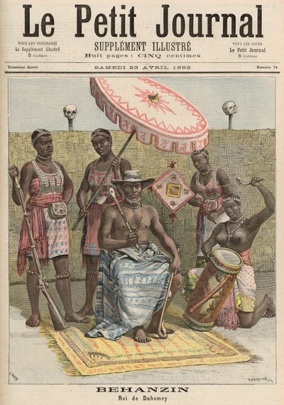 Behanzin, Rey de Dahomey de Fortune Louis Meaulle and Henri Meyer