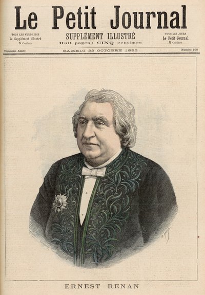 Ernest Renan, de 