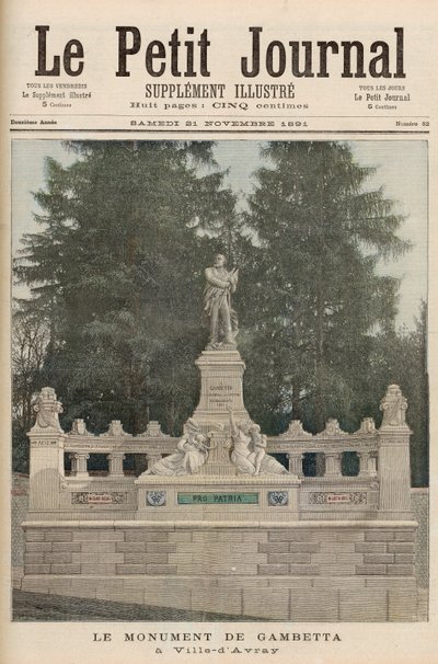 Monumento a Gambetta en Ville-d