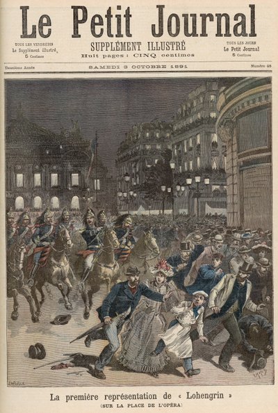 Disturbios en París objetando la Representación de 