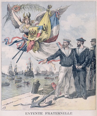 La Entente Franco-Rusa, ilustración de 