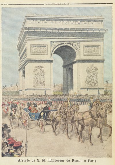Zar Nicolás II (1894-1917) en París, de 