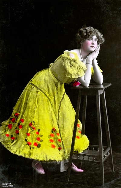 Gabrielle Ray 1883-1973, actriz inglesa, principios del siglo XX de Foulsham and Banfield