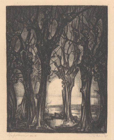 Herfstbomen (título original del objeto) de Fré Cohen (signed by artist)