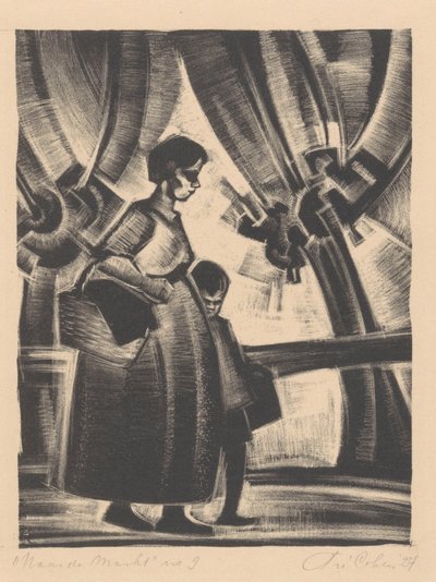 Naar de markt (título original del objeto) de Fré Cohen (signed by artist)